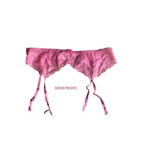 VICTORIA’S SECRET LACE GARTER BELT WOMEN COLOR PINK SIZE XS/S